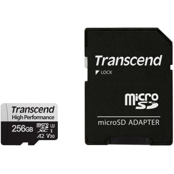 Карта памяти MicroSD 256GB Class 10 U3 Transcend TS256GUSD340S - Metoo (1)