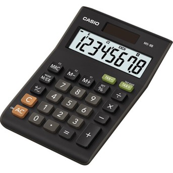 Калькулятор настольный CASIO MS-8B-S-EC - Metoo (1)
