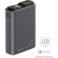 Зарядное устройство Power bank Olmio QS-10, 10000mAh черный