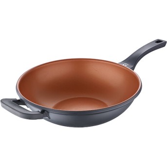 Сковорода Bergner WOK Bronze SG SG-6615 32х9,5см - Metoo (1)