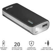 Зарядное устройство Trust UR PRIMO POWERBANK 4400 - BLACK