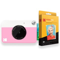 Фотоаппарат моментальной печати Kodak PRINTOMATIC розовый+Фотобумага 2х3 Kodak ZINK 20 шт