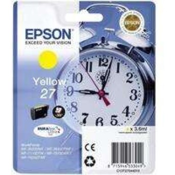 Картридж Epson C13T27044022 для WF-7110/<wbr>7610/<wbr>7620 жёлтый - Metoo (1)