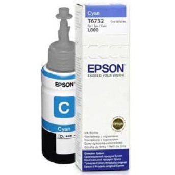 Чернила Epson C13T67324A L800/1800/810/850 голубой в Metoo.kz - Metoo (1)