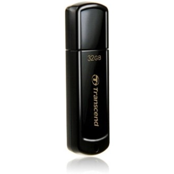 USB Флеш 32GB 2.0 Transcend TS32GJF350 черный - Metoo (1)