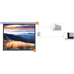 Экран моторизированный Mr.Pixel 80" X 80" (2,03 X 2,03)