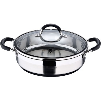 Кастрюля Masterpro Foodies MP BGMP-1503-BK 28x7 cm 3.8 L - Metoo (1)