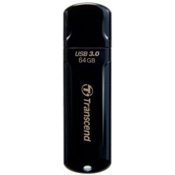 USB Флеш 64GB 3.0 Transcend TS64GJF700 черный - Metoo (1)