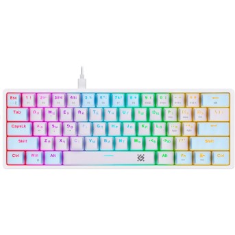 Клавиатура игровая механическая Defender Amox GK-585 RU белый - Metoo (1)