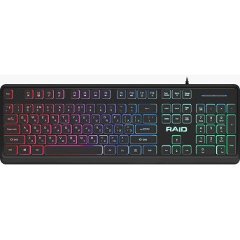 Клавиатура игровая Defender Raid GK-778DL RU,Rainbow, 104 кнопки - Metoo (1)