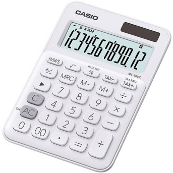 Калькулятор настольный CASIO MS-20UC-WE-W-EC - Metoo (1)