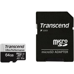 Карта памяти MicroSD 64GB Class 10 U3 Transcend TS64GUSD340S