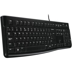 Клавиатура проводная Logitech K120 черный..