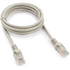 Патч-корд UTP Cablexpert PP12-1.5M кат.5e, 1.5м, литой, многожильный (серый)