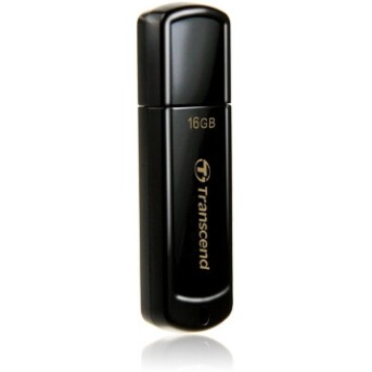 Флеш 16GB 2.0 Transcend TS16GJF350 черный - Metoo (1)