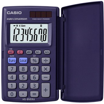 Калькулятор карманный CASIO HS-8VA-W-EP - Metoo (1)