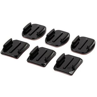 Крепление GoPro AACFT-001 Flat + Curved Adhesive Mounts - Metoo (1)