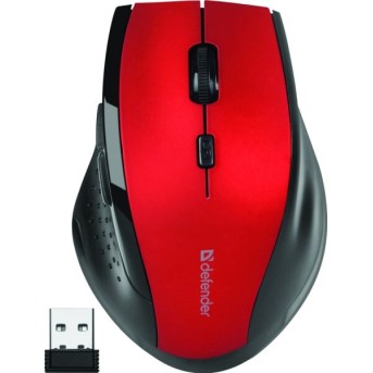 Мышь беспроводная Defender Accura MM-365 красный - Metoo (1)