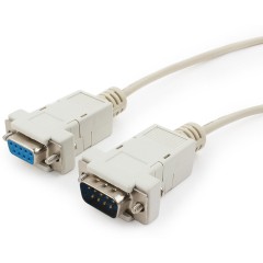 Кабель удлинитель Cablexpert CC-133-6-N, COM (RS232) порта, 9M/<wbr>9F, 1.8м, пакет