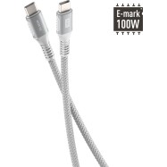 Кабель Olmio PD100 Type-C - Type-C 1.2, 5А белый