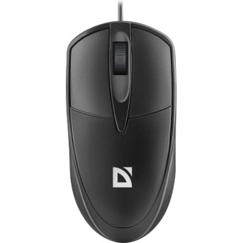 Мышь проводная Defender Trace MB-989 черный - Metoo (1)