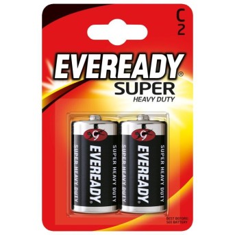 Элемент питания R14-C Eveready SHD 2 штуки в блистере. - Metoo (1)