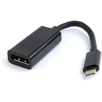 Переходник USB Cablexpert A-CM-DPF-01, USB Type-C/<wbr>DisplayPort, 15см, пакет - Metoo (1)