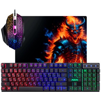 Комплект игровой Defender Alion GS-987 RU черный в Metoo.kz - Metoo (1)