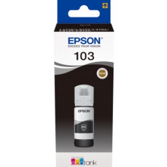 Чернила Epson C13T00S14A 103 EcoTank для L3100/<wbr>L3101/<wbr>L3110/<wbr>L3150 черный - Metoo (1)