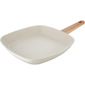 Сковорода-гриль Bergner Naturally BG BG-34743-CR 28*28см - Metoo (1)