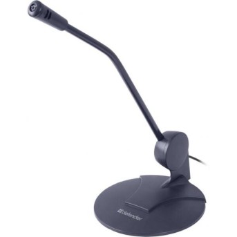 Микрофон компьютерный Defender MIC-117 черный, кабель 1,8 м в Metoo.kz - Metoo (1)
