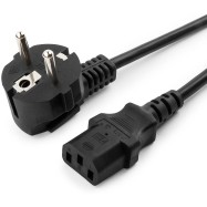 Кабель питания Cablexpert PC-186, 1.8м, Schuko- C13, черный, с заземлением, 6А