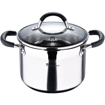 Кастрюля Masterpro Foodies MP BGMP-1505-BK 20x14 cm 4L - Metoo (1)