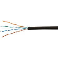 Кабель SkyNet Light UTP outdoor 4x2x0,46, медный, FLUKE TEST, кат.5e, однож., 305 м, box, черный