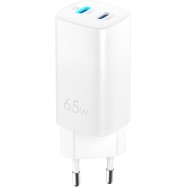 Зарядное устройство сетевое Olmio СЗУ 64W, Type-Cx2 белый
