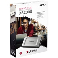 Жесткий диск SSD внешний 500GB Kingston SXS2000/500G серый