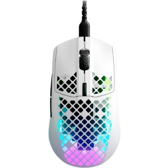 Мышь игровая SteelSeries Aerox 3 Snow 62603 белый - Metoo (1)