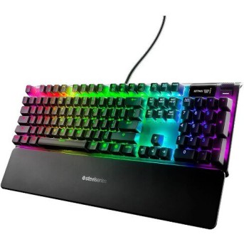 Клавиатура игровая Steelseries Apex 7 (Red Switch) RU 64642 черный - Metoo (1)