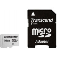 Карта памяти MicroSD 16GB Class 10 U1 Transcend TS16GUSD300S-A