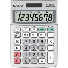 Калькулятор настольный CASIO MS-88ECO-W-EP