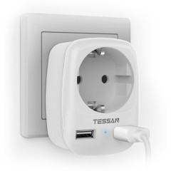 Сетевой фильтр Tessan TS-611-DE белый