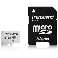 Карта памяти MicroSD 64GB Class 10 U1 Transcend TS64GUSD300S-A