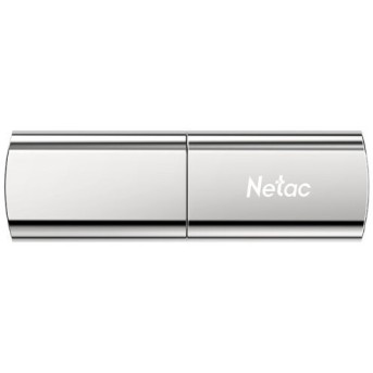 USB Флеш 256GB 3.2 Netac US2 NT03US2N-256G-32SL серебристый - Metoo (1)