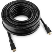 Кабель HDMI Cablexpert CC-HDMI4-15M, 15м, v1.4, 19M/19M, черный, позол.разъемы, экран, пакет