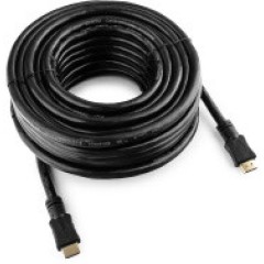 Кабель HDMI Cablexpert CC-HDMI4-15M, 15м, v1.4, 19M/<wbr>19M, черный, позол.разъемы, экран, пакет