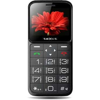 Мобильный телефон Texet TM-B226 черный-красный - Metoo (1)