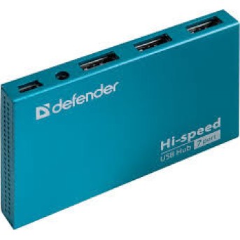 Разветвитель Defender Septima Slim USB2.0, 7портов HUB в Metoo.kz - Metoo (1)