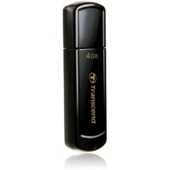 USB Флеш 4GB 2.0 Transcend TS4GJF350 черный в Metoo.kz - Metoo (1)