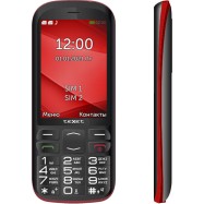 Мобильный телефон Texet TM-B409 черный-красный