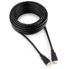 Кабель HDMI Cablexpert CC-HDMI4-10M, 10м, v2.0, 19M/<wbr>19M, черный, позол.разъемы, экран, пакет